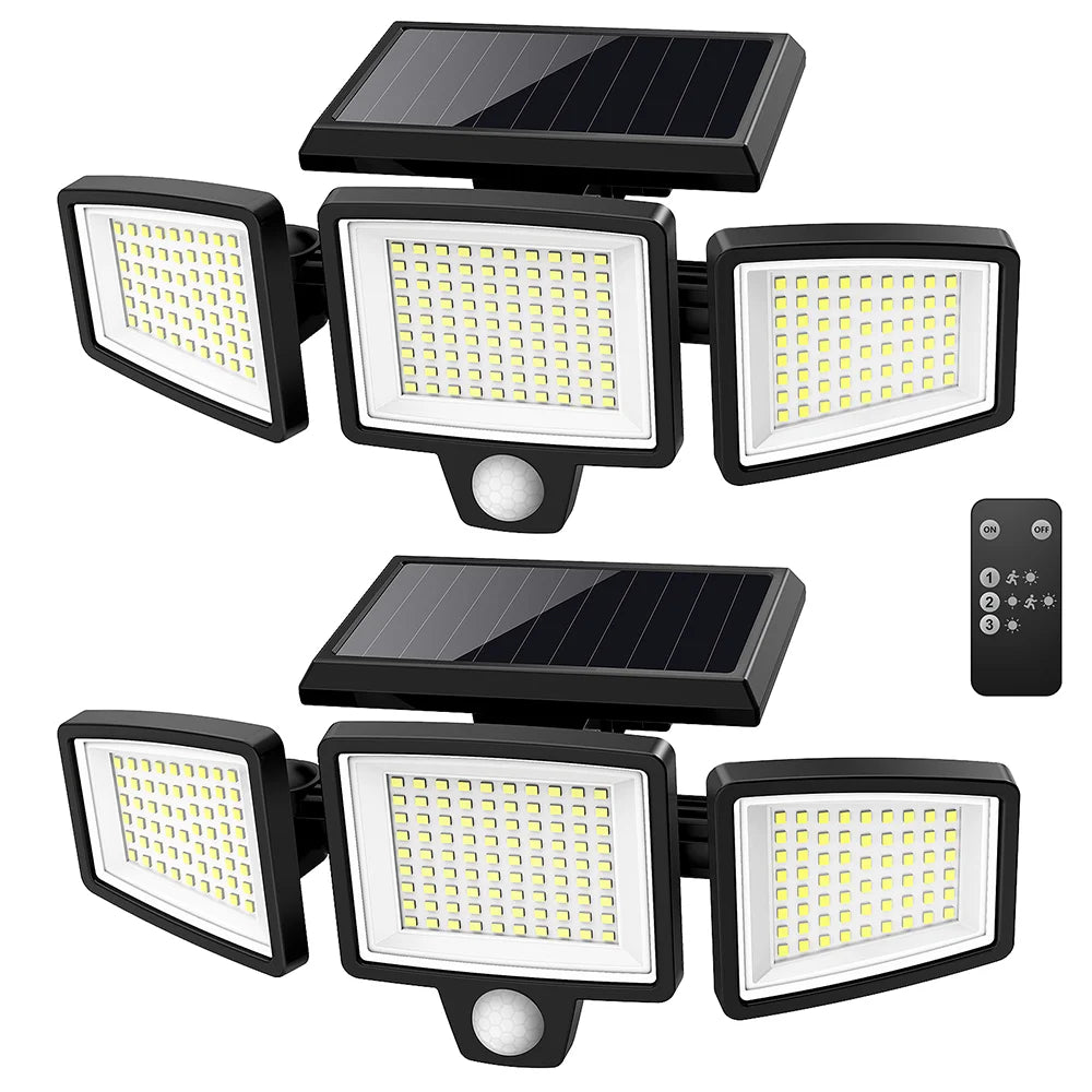 Solar Outdoor Lights with Remote Control